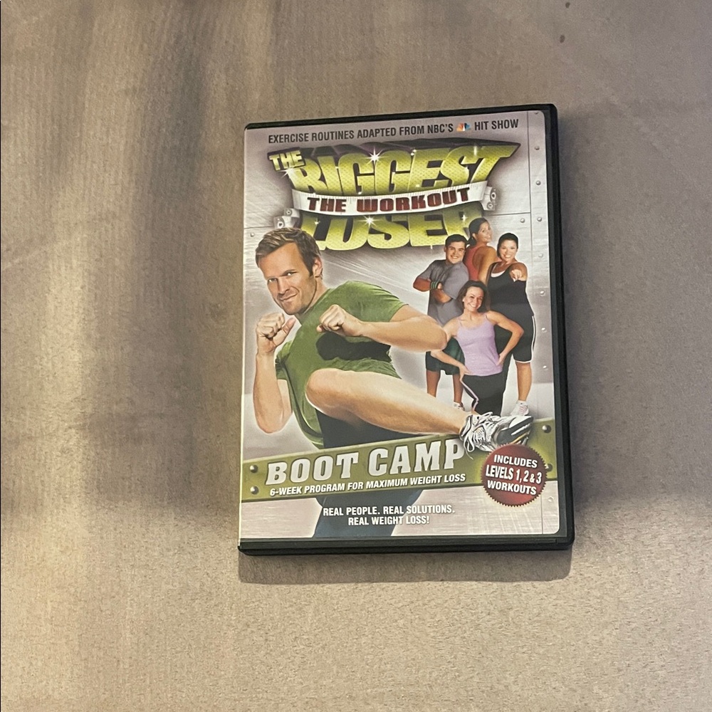 Boot Camp Fitness DVD with Green Cover